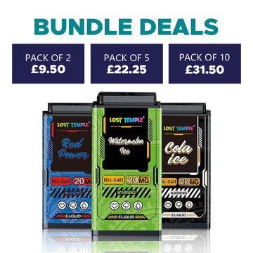 Lost Temple Replacement Pods Only – 20mg – 8 ml/2 ml + available at Vapeverse